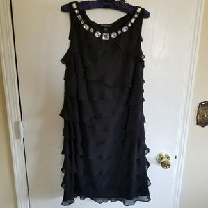 S. L. Fashions Ruffle Dress